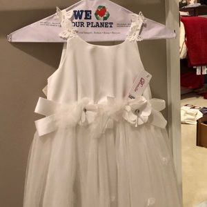 Holy communion/ white formal dress